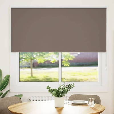 vidaXL - Rolgordijn - verduisterend - koffie - 160x150 - cm - stofbreedte - 156,6 - cm