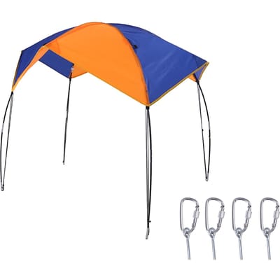 Bootzonwering, zeilbootluifel, vistent, zonnescherm (4 Personen) orange