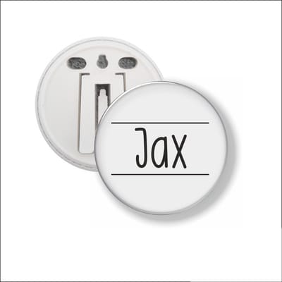 Button Met Clip 58 MM - Jax