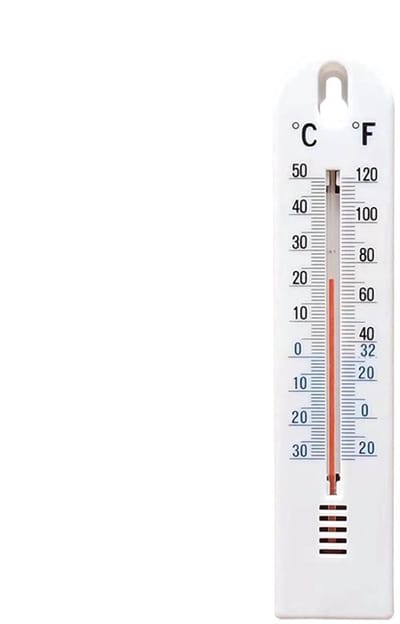 Wandthermometer - Binnenthermometer Buiten - Temperatuur Meten - Antireflecterende Wijzerplaat - 275 Centimeter - Uniek Kenmerk