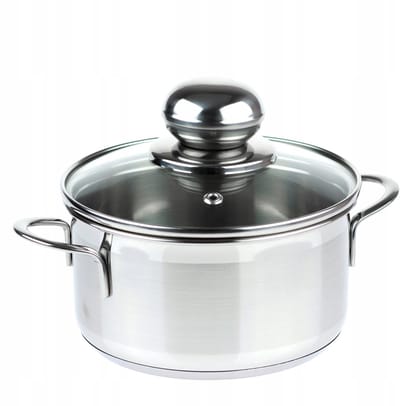 SSW City Steel Pan 14cm 1.2L met Deksel - Geschikt voor Inductie