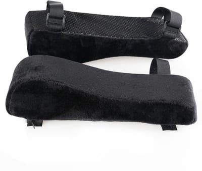 Dailygoods- Armleuningkussen Zacht - Armleuningkussen Bureaustoel - Antislip - Traagschuim - Comfort Upgrade - Elleboogbeschermers - Elleboogkussen