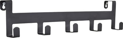 LOFT42 Colina Kapstok - 5 Haken - Metaal - Zwart - 44x10x4