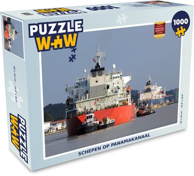 Puzzel Schepen op Panamakanaal - Legpuzzel - Puzzel 1000 stukjes volwassenen