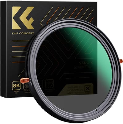 K&F Concept 72mm circulair polarisatiefilter & ND2-32 variabel grijsfilter Nano-X MRC HD 2-in-1 filter CPL ND