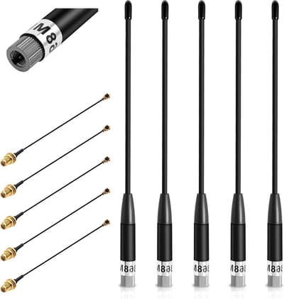 868 MHz Antenne - LoRa Antenne Langeafstandsantenne - IoT Communicatie - 10dBi Hoge Versterking - 195 cm - Zwart
