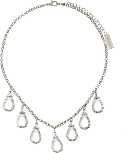 Behave ketting - Dorpelvormige hangers - Mode accessoires - Nikkelvrij - 40 cm