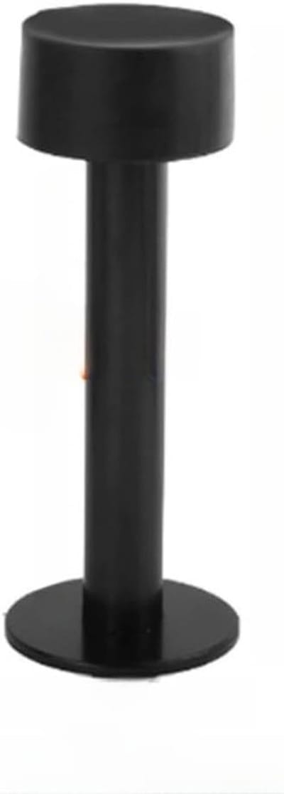 Deurstop - Deurvanger - Deuren Beschermen - Roestvrij Staal - 120 mm - Zwart
