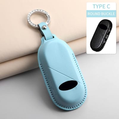 Autosleutelhoesje Cover Voor Bmw Mini Cooper Jcw Countryman Aceman Cabrio F55 F56 F57 F54 F60 Autosleutelhanger Shell Beschermer Accessoires gray