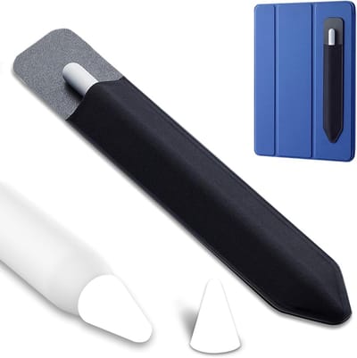 Pennenhouder en Etui voor Apple Pencil met Pen Cap Set – Ideaal voor iPad en Kantooraccessoires, Minimalistisch Ontwerp met Ruimte voor de Penkap en Extra Bescherming