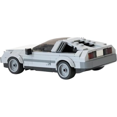 Gobricks MOC Modulaire Back to the Futured Gerechtsgebouw Bouwstenen Klokkentoren Architectuur Machine Auto Speelgoed Cadeaus