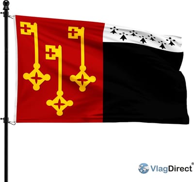 Destelbergse vlag - Gemeente Destelbergen vlag - 90 x 150 cm.
