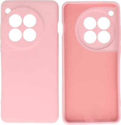 Hoesje Geschikt voor de OnePlus 12 - Fashion Backcover Hoesje - Colorful Telefoonhoesje - Roze