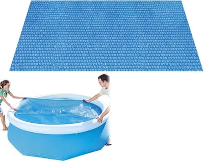 Zwembadafdekking - Zonnedeken Zwembad - Warmtebehoud Zwembad - Weerbestendige Isolatie - 260x170cm - Blauw