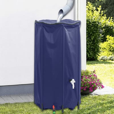 vidaXL Watertank met kraan opvouwbaar 380 L PVC