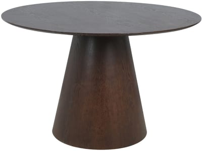 Eettafel Rond Walnoot - 120x120x75cm - Gewicht 52kg
