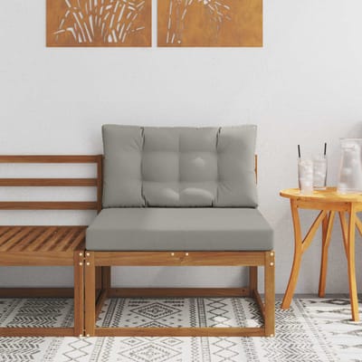 vidaXL - Buiten - Midden - Sofa - Naturel