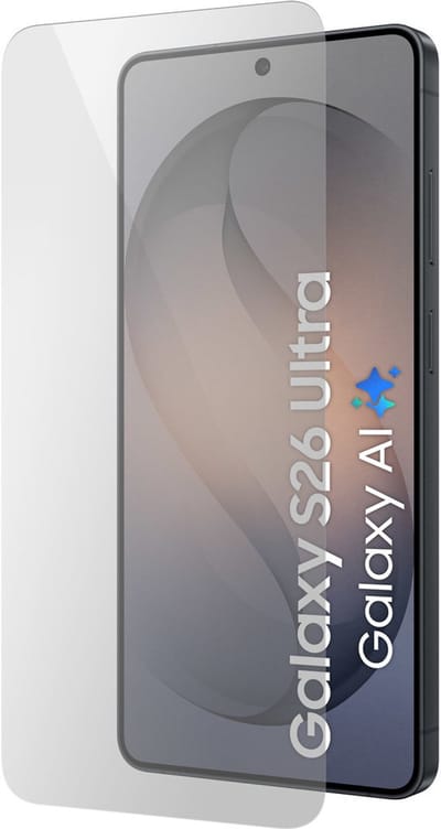 Mobiparts Screenprotector geschikt voor Samsung Galaxy S26 Ultra - Gehard Glas - Anti-bacterieel -