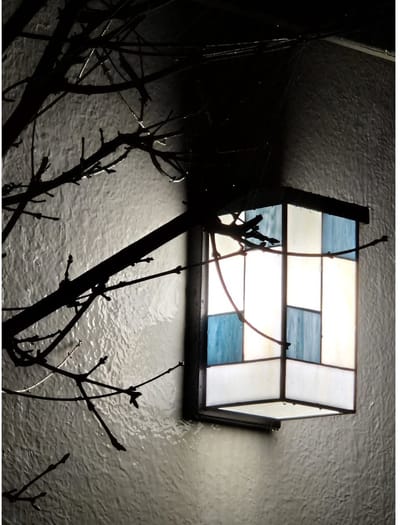 Tiffany wandlamp Mondriaan OUTDOOR - Art Deco Trade