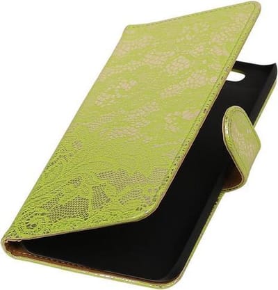 Huawei Nexus 6P - Lace Groen Booktype Wallet Hoesje