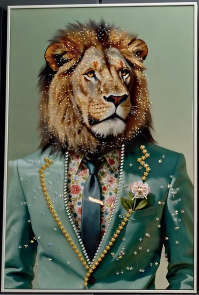 Driesprong collection - Wall art leo 62x92 cm