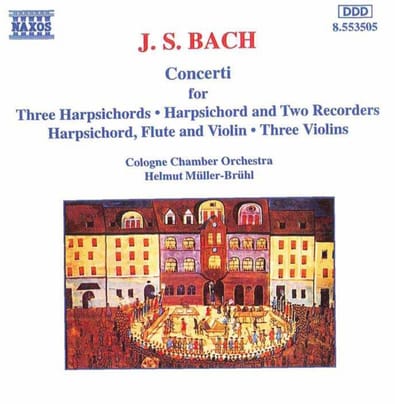 Cologne Chamber Orchestra, Helmut Müller-Brühl - J.S. Bach: Concerti (CD)