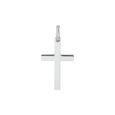 Zilver Gerhodineerde Hanger kruis 1330518