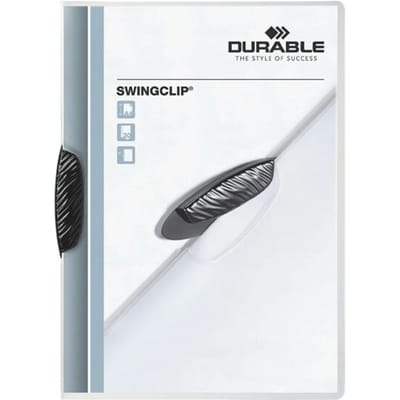 Klemmap Durable Swingclip 30 vellen zwart | 1 stuk