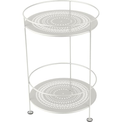 Fermob GUINGUETTE bijzettafel geperforeerd - A5 leemgrijs
