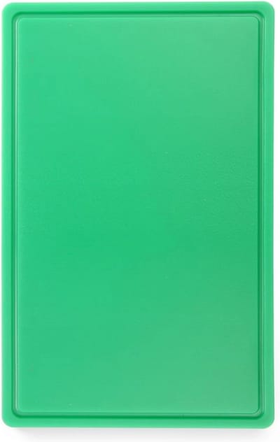 HENDI Gastronorm snijplank – HACCP – sapgeul en gladde zijde – 530x325 mm – groen