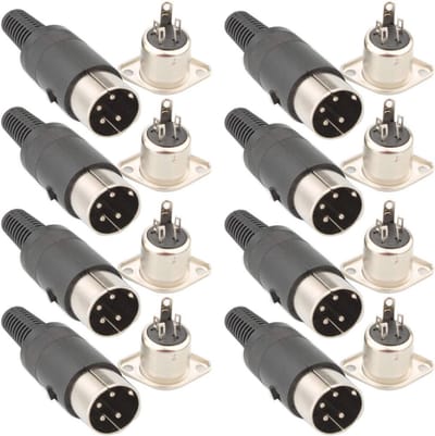 16 Stuks DIN Stekkerbus 4-Polig voor Panel Mount Audio