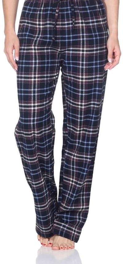 Normann geruite flanellen pyjamabroek voor dames - ideaal om te ontspannen