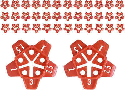 Tegel Voegpositioneerder - Nauwkeurige Afstandhouders - Vloer en Muur - Antislip Ontwerp - 50 Stuks