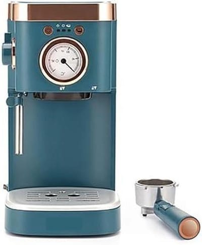 Halfautomaat Koffiezetapparaat - Espressomachine Stoomfunctie - Cappuccino Latte Maken - 20 Bar Druk - 1.2 Liter Reservoir - Groen