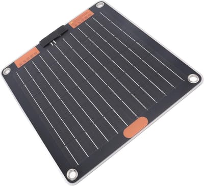 Zonnepaneel - Draagbare Energie - Kamperen en Reizen - Dubbele Uitgang - 20W - Zwart