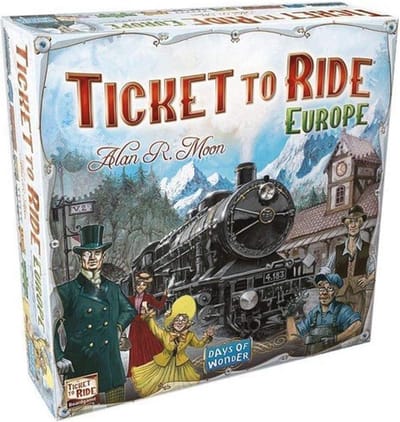 Ticket to Ride Europa Bordspel voor 2 tot 5 Spelers - Gezinsvriendelijk Spel vanaf 8 Jaar