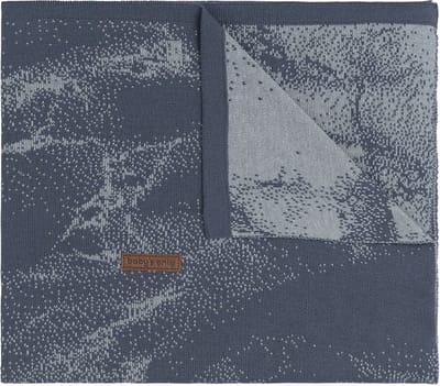 Baby's Only Gebreide ledikantdeken - Baby deken Marble - Granit/Grijs