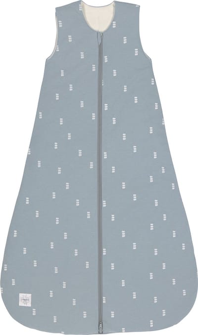 LÄSSIG babyslaapzak 4 seizoenen Blocks light blue, mt 50/56, 0-2 mnd