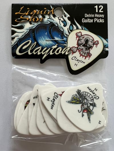 Clayton - Liquid Sun - plectrums - heavy - 12-pack