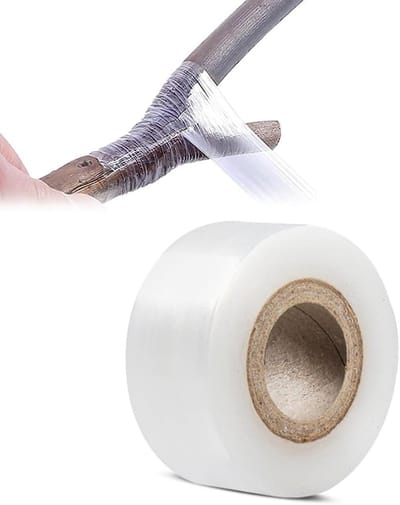 Knikstrikken voor tuinieren, zelfklevende entband 3 cm x 200 m, ideaal voor het enten en repareren van fruitbomen en planten in de tuin