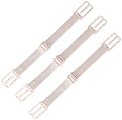 JHUBERS- Beha Clips Antislip - Verstelbare BH-bandhouder - 3 Stuks - Hoogwaardig Polyester - Geschikt voor Racerback - Natuurlijke Lengte 22 cm - Bh Bandjes