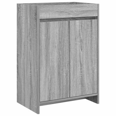 vidaXL - Badkamer - Onder - Het - Wastafel - Kast - Grijs - Sonoma - 56 - x - 37,5 - x - 81 - cm