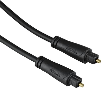 Hama 00123213 InfiniBand en Glasvezelkabel 0,75 m Toslink Zwart