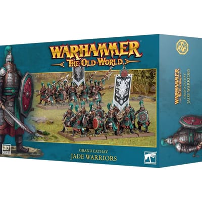 Beeldje Games Workshop Warhammer ToW - Grand Cathay Guerriers de Jade