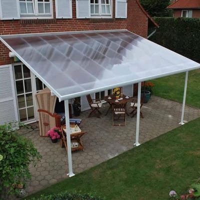 Polycarbonaat Dakfolie - Transparante Plaat - Buiten Verlichting - Waterdicht Isolatie - 1x6m - Transparant