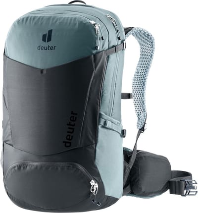 Fietsrugzak - Sporttas - Meerdaagse tochten - Optimale ventilatie - 28 Liter - Zwart