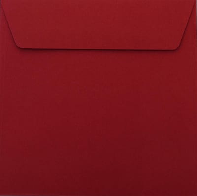 Vierkante Enveloppen - Bordeaux Enveloppen - Uitnodigingen Versturen - Duitse Kwaliteit - 75 Stuks - Bordeaux