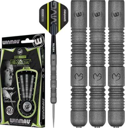 Tungsten Darts Set 21.5 gram met Flights en Stengels