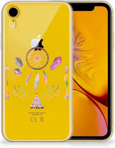 Apple iPhone Xr Telefoonhoesje met Naam Boho Dreamcatcher