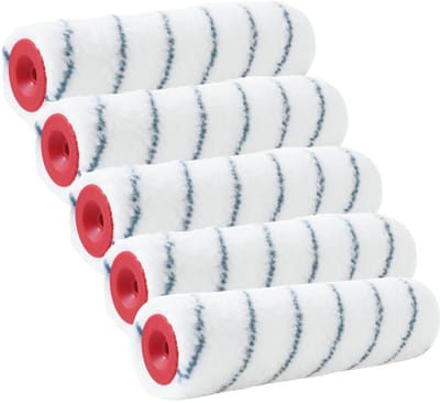 Sorex Muur vacht anti- 5x -spat verfroller - nylon - pluisvrij - 7 x 18 cm - Verfspullen - Schildersbenodigheden